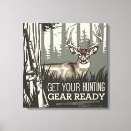 Jagen beginnt Walnut Ledges für Ihre besten Shots Leinwanddruck