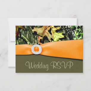 Jagen Camouflage UAWG Wedding Cards RSVP Karte