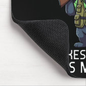 Jagen Cat Hunter Funny Junting lässt mich fühlen Mousepad (Ecke)