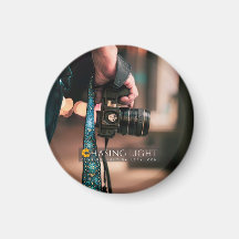 "Jagen der Lichtgalerie" Circle Magnet