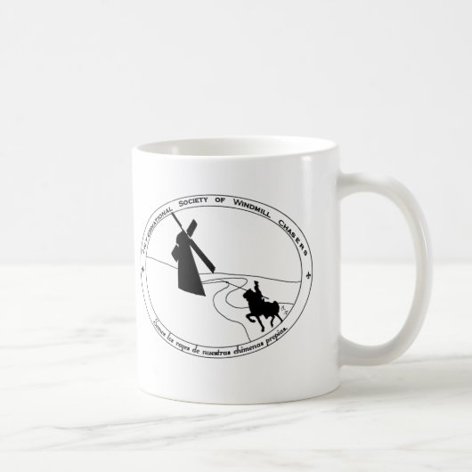Jagen der Windmühlen-Tasse Kaffeetasse (Rechts)