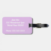 Jagen des Traum-Gepäckanhängers Gepäckanhänger (Rückseite horizontal)