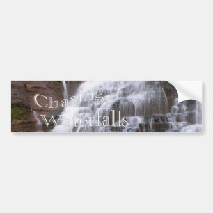 Jagen des Wasserfall-Autoaufklebers Autoaufkleber