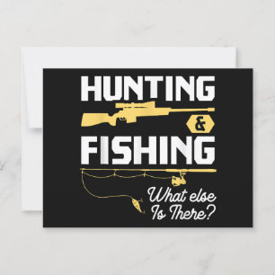 Jagen & Fischen - Funny Fishe Postkarte