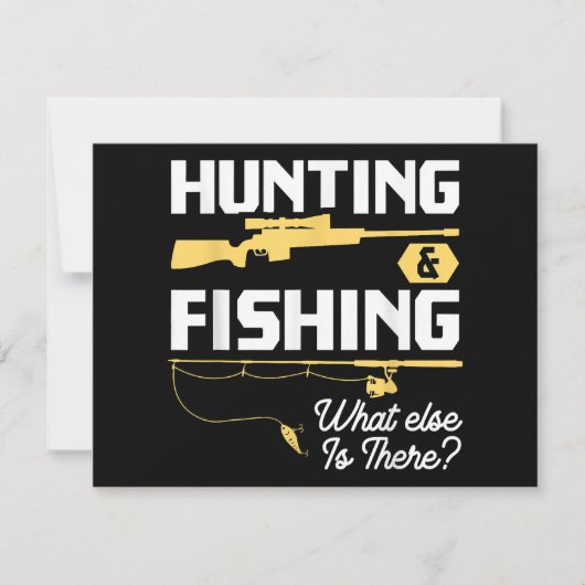 Jagen & Fischen - Funny Fishe Save The Date (Vorderseite)