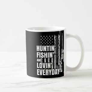 Jagen Fischen Love Alltag American Deer Hunt Kaffeetasse
