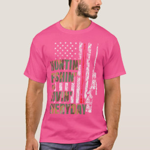 Jagen Fischen Love Alltag American Deer Hunt T-Shirt