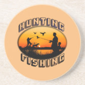 Jagen & Fischen Outdoor Pillow Getränke Coaster Getränkeuntersetzer (Vorne)