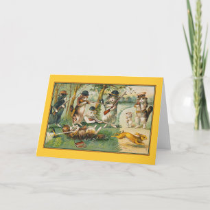 Jagen Grußkarte Karte