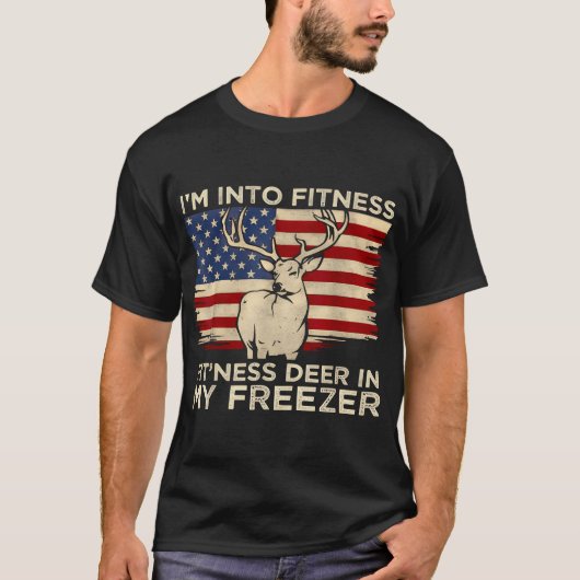 Jagen im In Fitness Fit Ness Deer Freezer T-Shirt (Vorderseite)