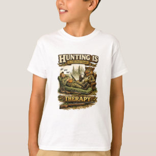 Jagen ist günstiger als Therapie T-Shirt