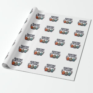 Jagen Jahreszeit Ostern Jagd Eier Funny Geschenkpapier