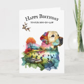 Jagen Labrador Retriever Son-in-law Karte (Vorderseite)