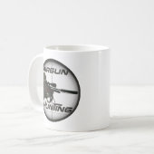 Jagen-Logo für den Schlüsselanhänger Kaffeetasse (Vorderseite Links)