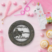 Jagen-Logo für den Schlüsselanhänger Pappteller (Party)