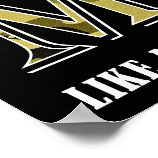 Jagen Mama Funny Poster blass (Ecke)