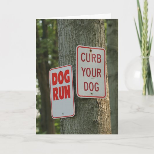 Jagen meines Schwanzes Karte (Vorderseite)