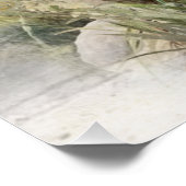 Jagen mit einem Bretagne-Hund, Kunst Poster (Ecke)