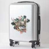 Jagen mit einem Weimaraner, "Grauer Geist" Aufkleber (Koffer)