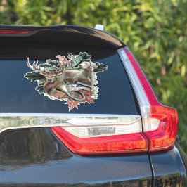 Jagen mit einem Weimaraner, "Grauer Geist" Aufkleber