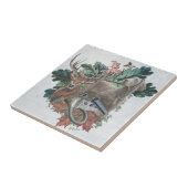 Jagen mit einem Weimaraner, "Grauer Geist" Fliese (Seite)