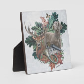 Jagen mit einem Weimaraner, "Grauer Geist" Fotoplatte (Vorderseite)