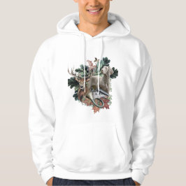 Jagen mit einem Weimaraner, "Grauer Geist" Hoodie