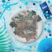 Jagen mit einem Weimaraner, "Grauer Geist" Pappteller (Party)