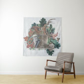 Jagen mit einem Weimaraner, "Grauer Geist" Wandteppich (Beispiel (Horizontal))