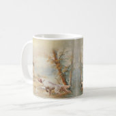 Jagen mit englischem Setter im Wald, Ar Kaffeetasse (Vorderseite Links)