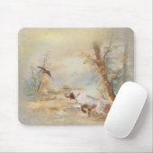 Jagen mit englischem Setter im Wald, Ar Mousepad (Mit Mouse)