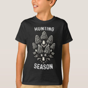Jagen Morel Mushroom Jagd Morchella Frische T-Shirt