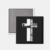 Jagen Ouuurokreuz Christliches Zitat Cool Hu Magnet (Vorderseite/Rückseite)