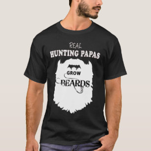 Jagen Papa-Bärte Vater Vater Jäger T-Shirt Tag