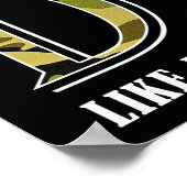 Jagen Papa Funny Poster blass (Ecke)