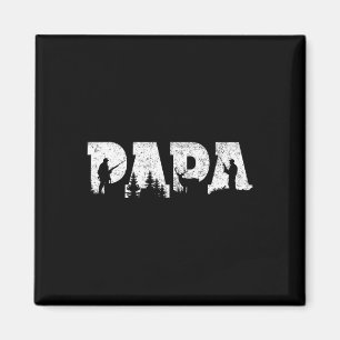 Jagen Papa Jagen Männer Vatertag Vintag Magnet