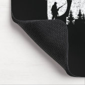 Jagen Papa Jagen Männer Vatertag Vintag Mousepad (Ecke)