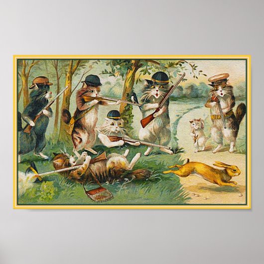 Jagen Poster/ Drucken Poster (Vorne)