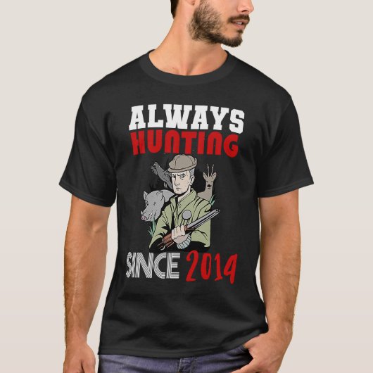 Jagen seit 2014 T-Shirt (Vorderseite)