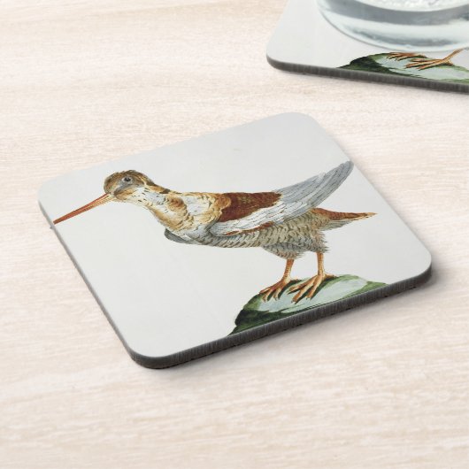 Jagen Sie, c.1767-76 Schnepfen (Hand farbiger Getränkeuntersetzer (Linke Seite)