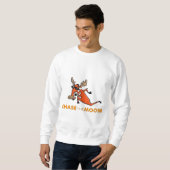 Jagen Sie das Elch-Sweatshirt Sweatshirt (Vorne ganz)