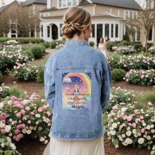 "Jagen Sie den Farben: Rainbow-Inspiriert Denim Ja Jeansjacke