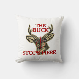 Jagen Sie die Dollar-Halt hier Kissen