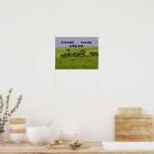 Jagen Sie Ihr Motivierend Poster (Küche)