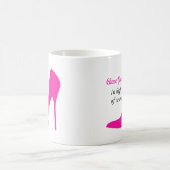 jagen Sie Ihren Träume hohen Heels Kaffeetasse (Mittel)