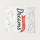 Jagen Sie sich Ihre Träume Tapisserie Wandteppich (Vorderseite (Horizontal))