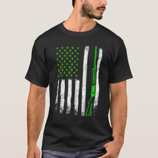 Jagen St Patrick's Day Vintag Irish American Fl T-Shirt