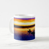 Jagen Sunset Kayak Kaffee Cup Kaffeetasse (Vorderseite Links)
