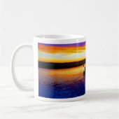 Jagen Sunset Kayak Kaffee Cup Kaffeetasse (Links)