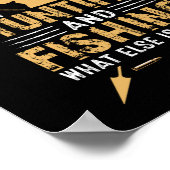 Jagen und Fischen, was es sonst noch gibt Poster (Ecke)